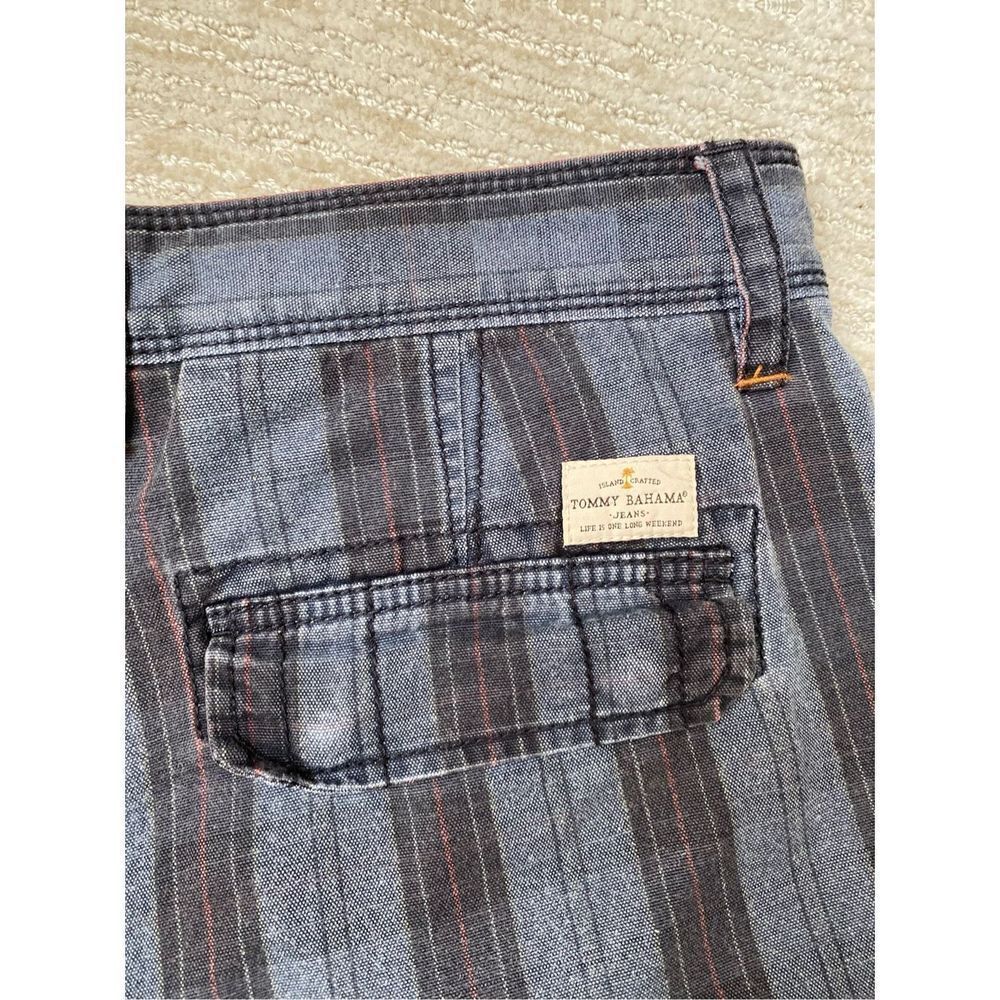 Mens Tommy Bahama Blue & Black Plaid Shorts, Size 35 - Picture 8 of 9